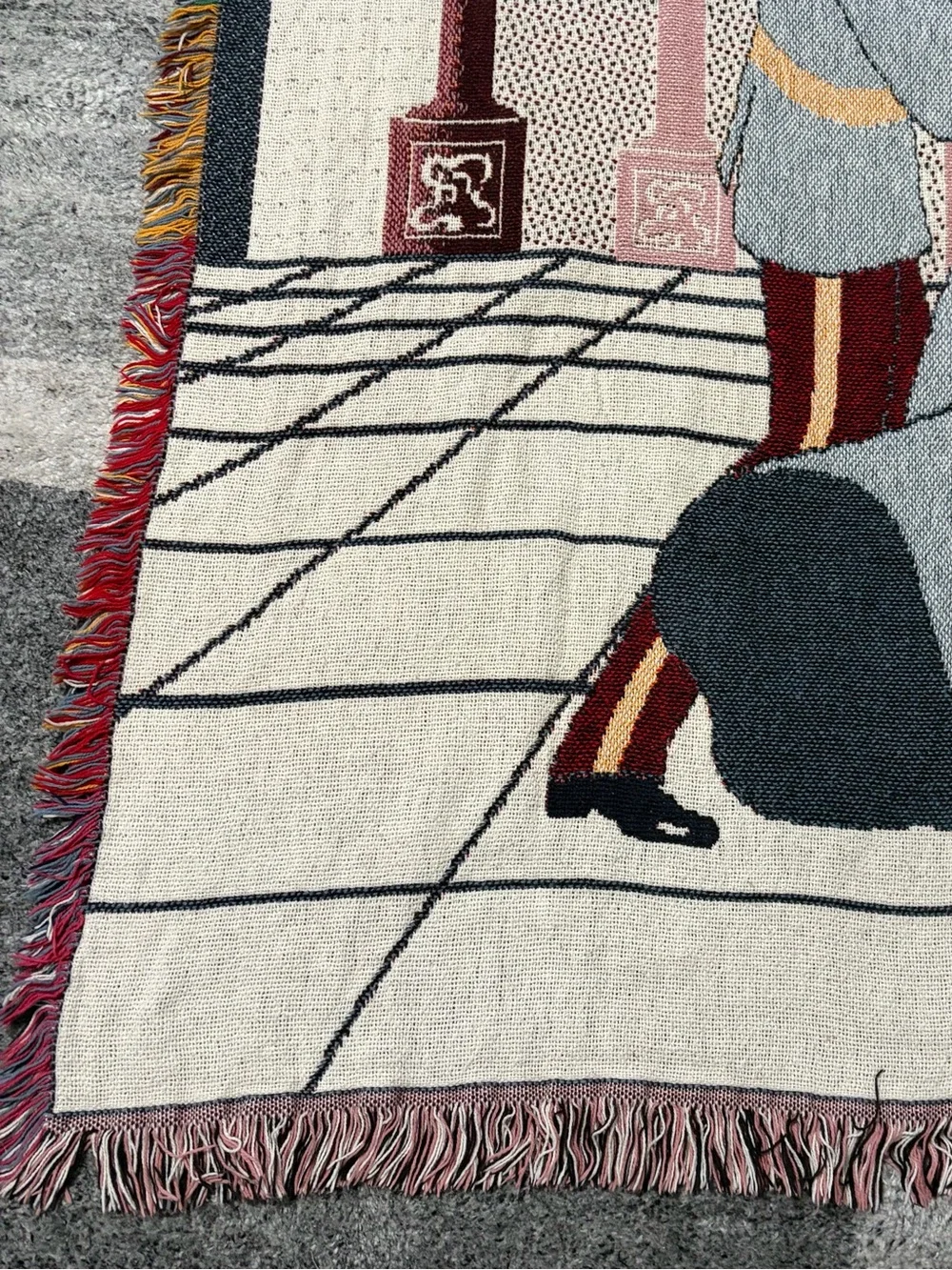 Vtg Disney Cinderella Woven Tapestry Blanket Throw Dreams Do Come True 90s Y2K